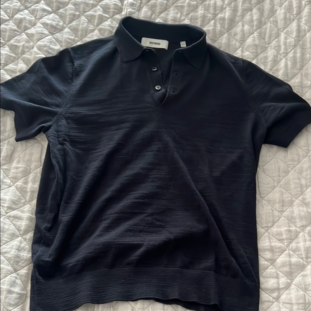 Buck Mason Dress Navy M Avalon Knit Polo